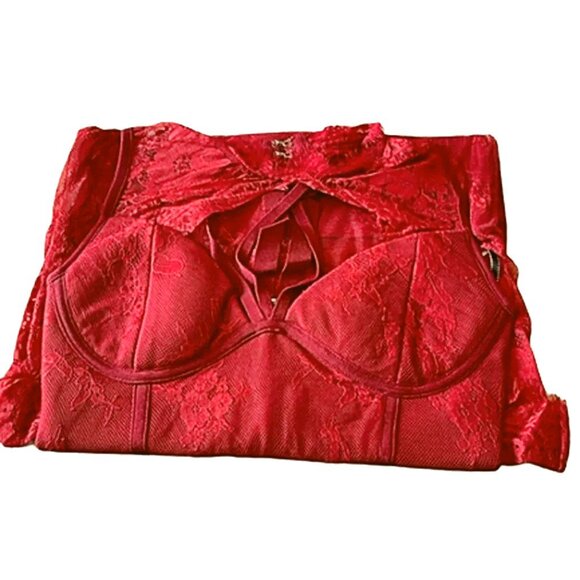 Patchwork Halter Neck Lace Overlay Cutout Open Back Bustier Party Bandage Dress - Picture 6 of 6